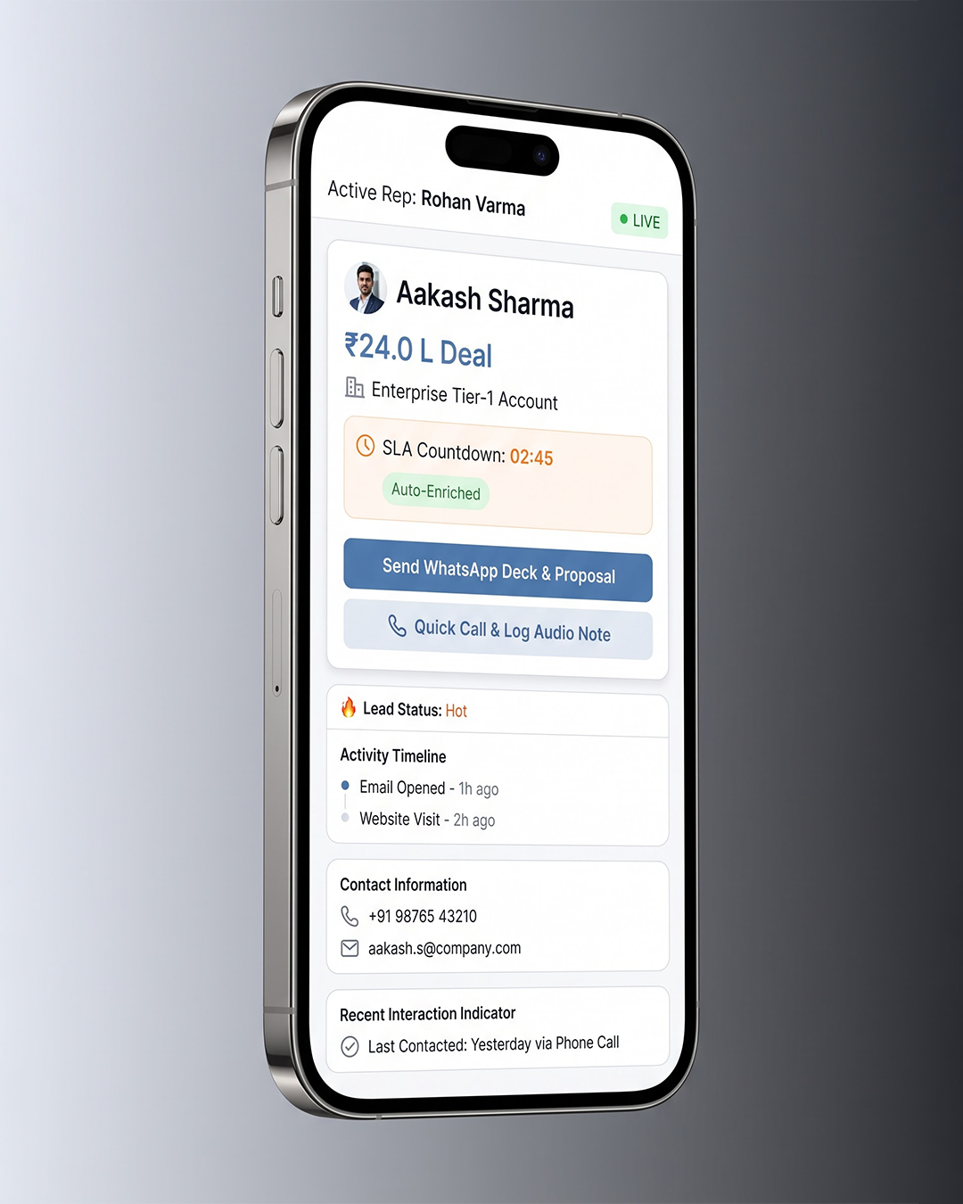 Sahyak Mobile Field App Interface