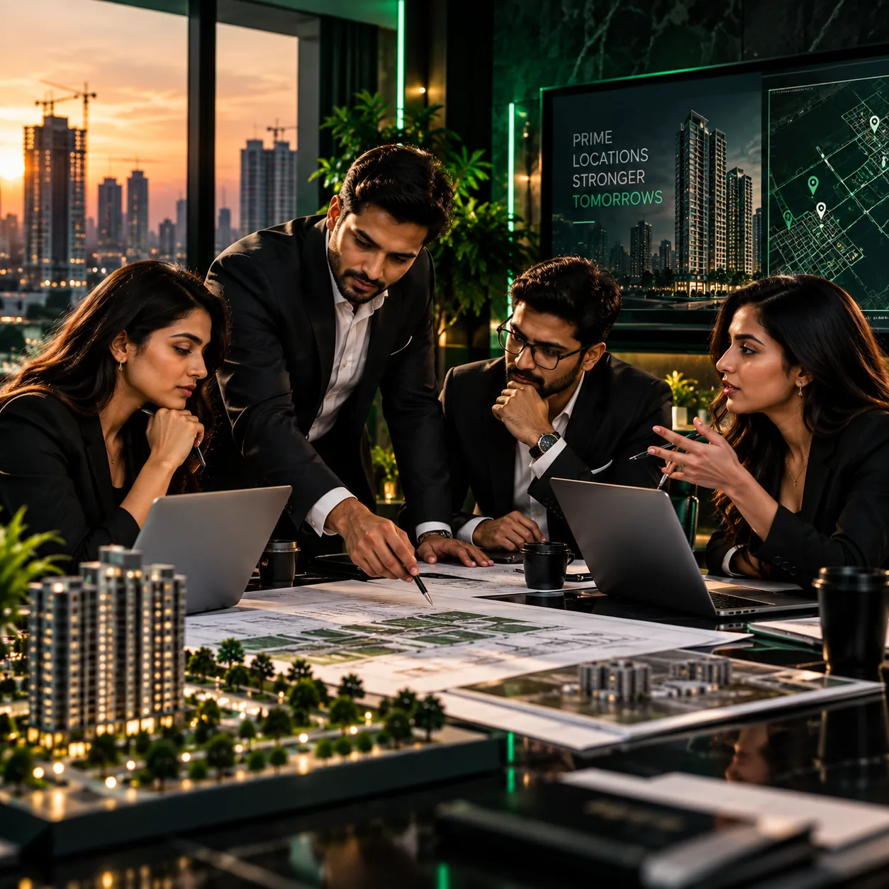 Real estate developers and channel partner network